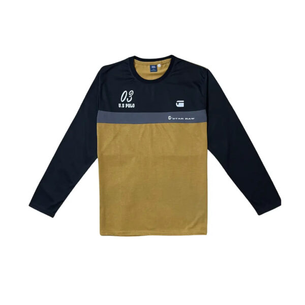 Raw Full Sleeves T-Shirt - Black