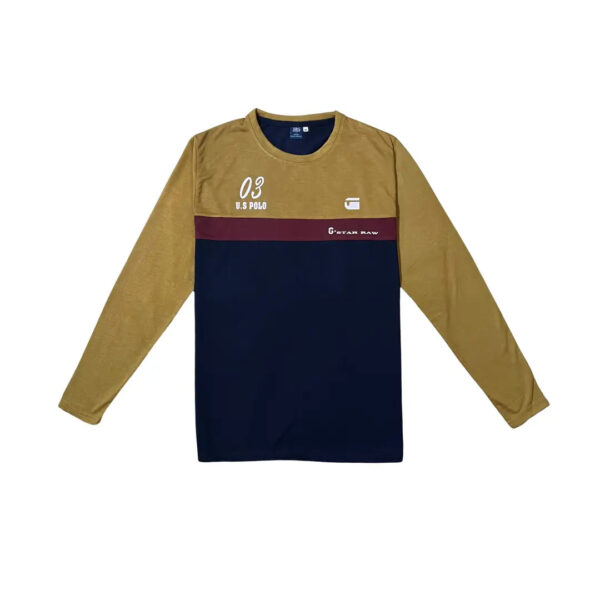 Raw Full Sleeves T-Shirt - Khaki