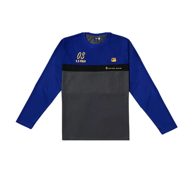 Raw Full Sleeves T-Shirt - Royal